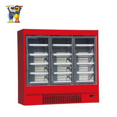 China Double-temperature Commerical Cooler Food Display Freezer E7 PHOENIX Frozen CE for sale