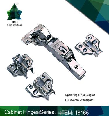 China Kithen Cabinet Door Soft Closing Hydraulic Insert 165 Degree Cabinet Hinge for sale