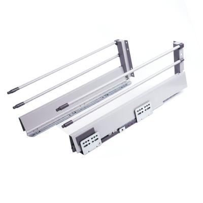 China 2017 Hot Sale Soft Closing Soft Closing Double Wall Metal Drawer Slide for sale