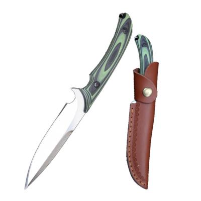 China Non-variable stainless steel self-defense hunter knife survival camping outdoor combat hunting tactical fixed blade knife for sale