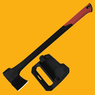 China Outdaoor Ax Medium Fire Appeared Self Defense Mountain Wooden Outdoor Camping Ax Cut A Tree Cutting Tool Or Survival Ax for sale