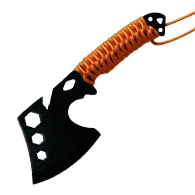 China Outdoor Tactical Black Main Steel Sheath Ax Camping Tools Survival Bottle Opener Finish Hatchet Color Stainless Link The Rope Handle for sale