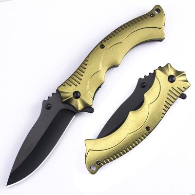 China Non-Variable Defense Tools Outdoor Aluminum Handle 55HRC Durable Camping Utility Folding Knives for sale