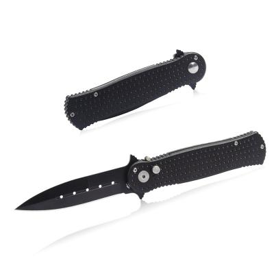 China Non-variable Aluminum Handle 55HRC Hollow-carved Blade Folding Knife For Surface Cutting for sale