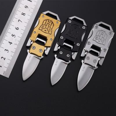 China Swivel Open Priced Sales All Stainless Steel Mini Multifunction Folding Your Pocket Knife Survival Tactical Multifunction Outdoor Knife for sale