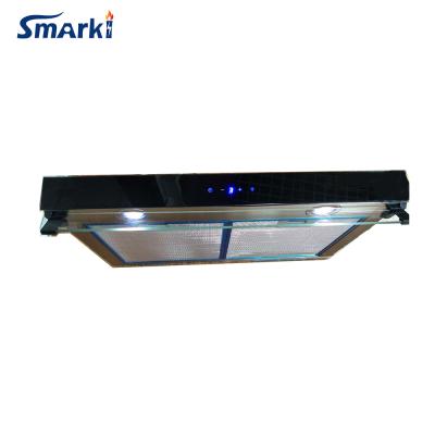 China Stainless Steel Chain Hood SRS701T Black SS Painted Or Slim Touch Control Color/White/Silver Wall Mounted for sale