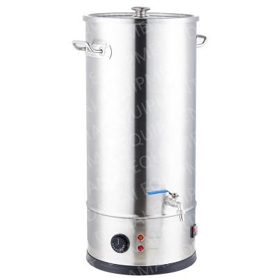 China Keep Hot Micro 40L Stainless Steel Water Boiler Urm Sparge Brewery Craft Home Brewing Equipment for sale