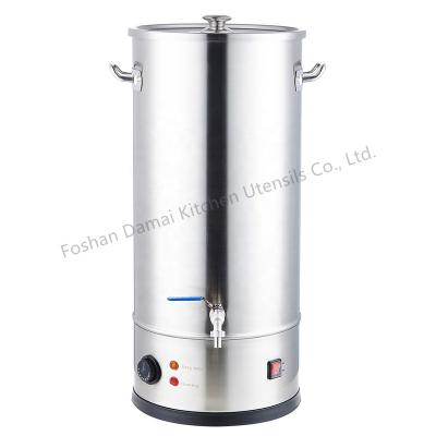 China Keep Hot Restaurant Hotel Stainless Steel Water Heater Beverage Equipment Stainless Steel Urn Kitchen Kettle for sale