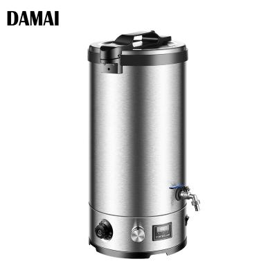 China 30L hotels home beer brewing equipment for beer machine home brew equipment 304 stainless steel double-wall beer tank for sale