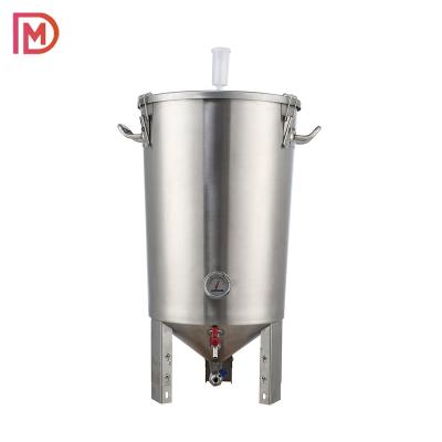 China Conical Deli 30L 304 Stainless Steel Tank Barrel / Sealed Fermentation for sale