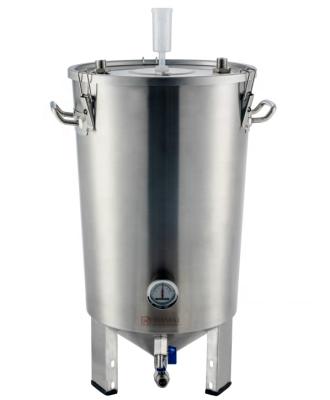 China Hotels 8 Gallon 30 L Home Brew Brewcraft 304 Stainless Steel Fermenter For Beer Brewing for sale