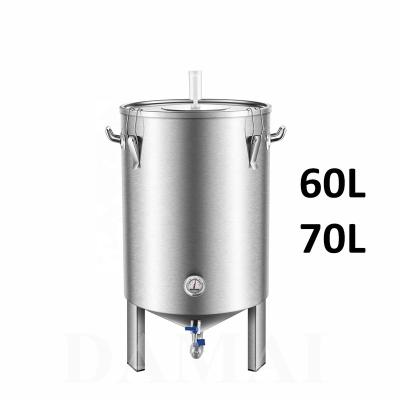 China Hotels Factory Price Fermentation Equipment Beer Making Machine Fermentation Tank Stainless Steel Conical Fermenter for sale