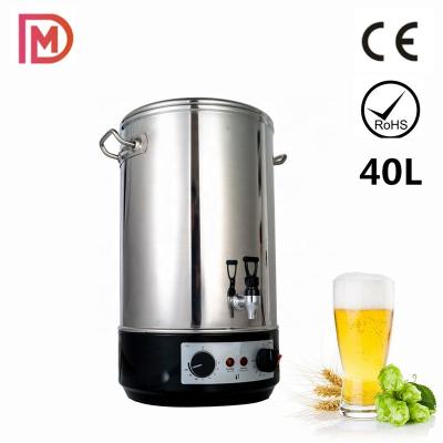 China Hotels 40 Liter Water Heater Home Brew Beer Equipment for sale