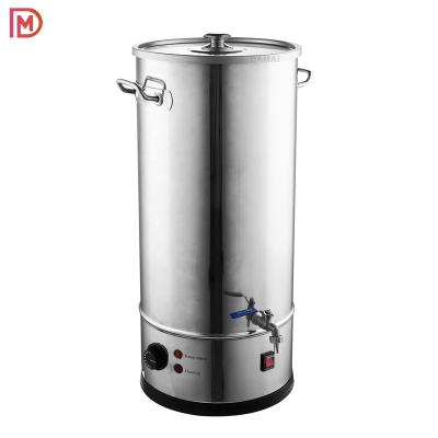 China Hotels Commercial Grainfather 40L Mash Tun Brew Kettle Electric Water Heater For Tea Cafe Beer Sparge Stainless Steel Beer Equipment for sale