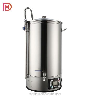 China 40 Liter 40L 30L Mini Brewery Guten microbreweryequipment beer mashing home vat for sale