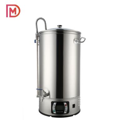 China Hot sale 40L beer mashing vat/all in one mini beer guten glass microbrewery beer brewing systems/ for sale