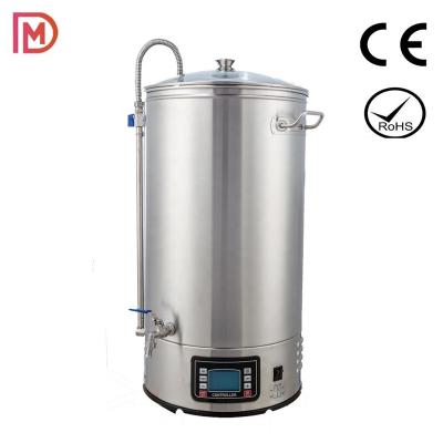 China Mashing home brewing equipment/30L 40L for guten cerveza microbrewing/homemade mini beer vat-material craft beer for sale