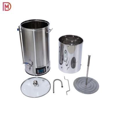 China Diy 40L beer brewing equipment/40 tank mashing mini home brewery mashing equipment/stainless steel tanks for sale