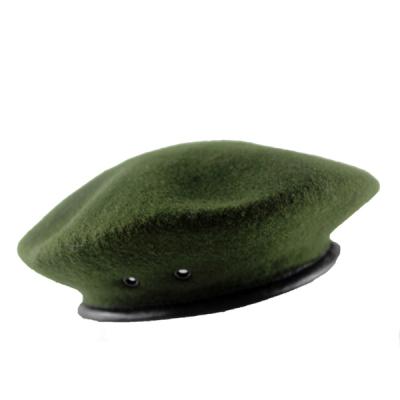 China Military police European and American army style 100% wool red beret for sale