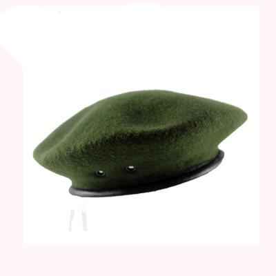 China European and American hot sale wool style 100% military beret for sale