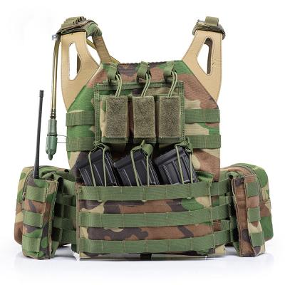 Κίνα Outdoor activity adjustable airsoft tactical military vest, 600D polyester military molle tactical vest προς πώληση