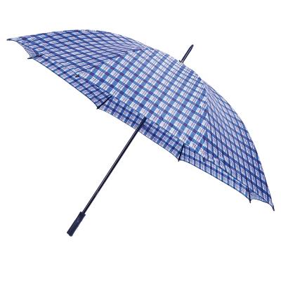 China CLASSIC Design Wholesale Checked Straight Umbrella For Men for sale