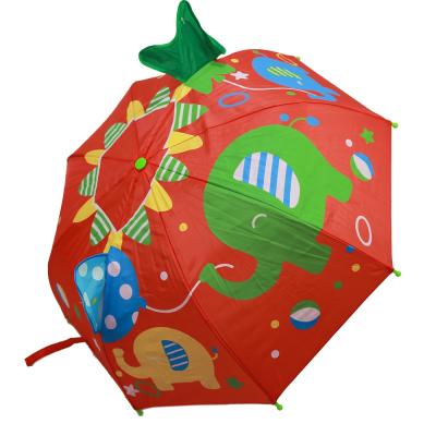 China Cute Kids Gift Elephant Flower Hanging Animal Design Kids 3D Umbrella for sale