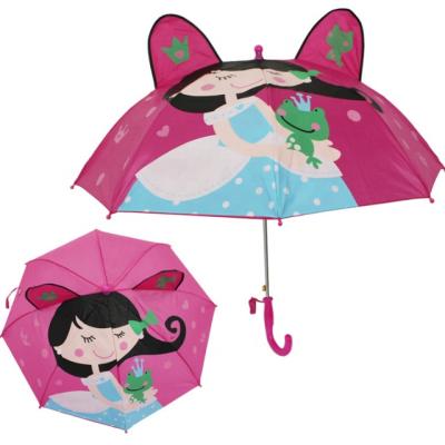 China Modern Cartoon Printing Cute Fashion 3D Model Animal Shape Ear Ear Children Kids Umbrella for sale