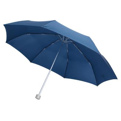 China Modern promotional 21inches 8 ribs modern promotional manual open mini super tiny 3 folding aluminum umbrella for sale