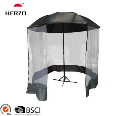 China Modern Tent Sombrillas Increasing Outdoor Solar Powered Fishing Umbrella Camping for Beach and Sports for sale