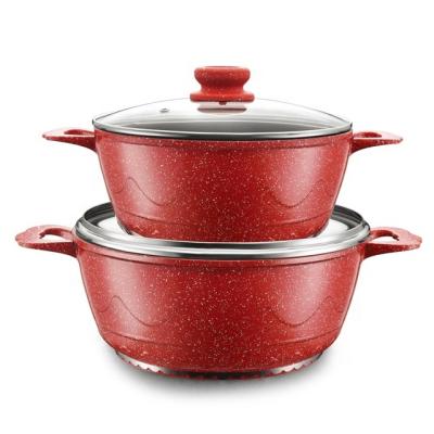 China Sustainable ceramic coating aluminum non-stick cookware/cheapest kitchenware cookware pot sets sauce pan for sale