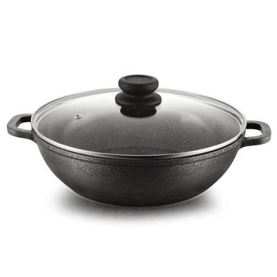 China Low price hot sale viable with high quality non stick to die molded pots and pans for sale