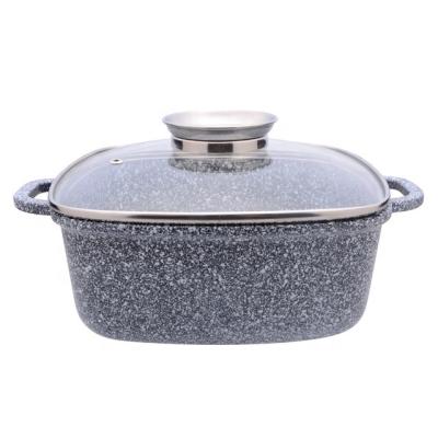 China Viable Die Cast Aluminum Electric Casserole Cookware / Kitchenware With Ceramic Coating for sale