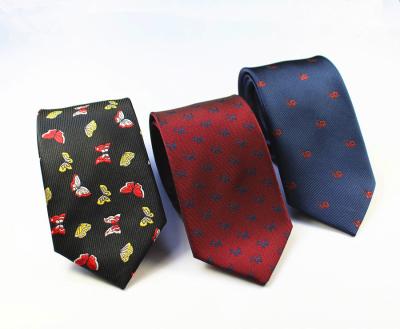 China Christmas Silk Tie For Mens Holiday Season Party JACQUARD WOVEN Silk Ties Men's Ties for sale