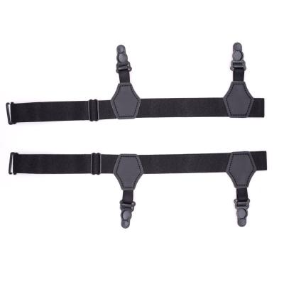 China Fromal Adjustable Men's Buckle Simple Duck-mouth Garter Suspenders Braces Cut Waistband To Support for sale