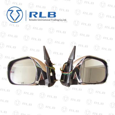 China More popular auto body parts electric chrome electric side mirror for hiace for sale