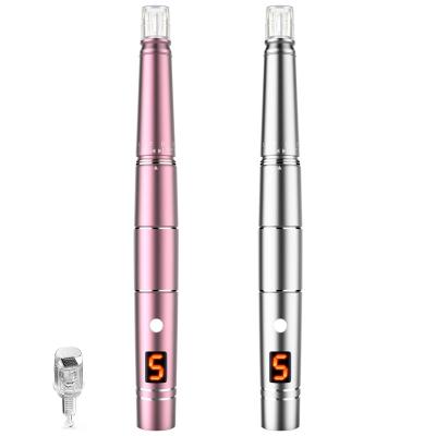 China VKK Anti-Puffiness Professional 5 Speed ​​Microneedle Derma Microneedle Wireless Nano Electric Pen for sale