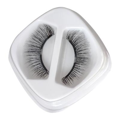 China Soft Magnetic Eyelashes with Clip VKK Mink Magnetic Eyelashes Set Soft 3D Natural Faux Mink Eyelash Magnetic Lashes for sale