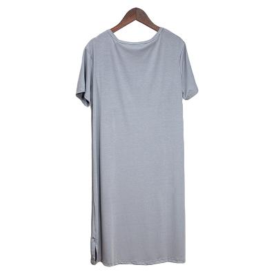 China Quick dry/patterm can be customized cheap women summer pajamas cool wear modal women long nightgown nightgown for sale