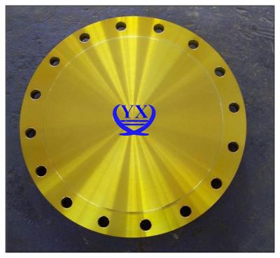 China Diesel Oil Water Pressure System High Carbon Steel Forged Blind Flange p250gh Flange for sale