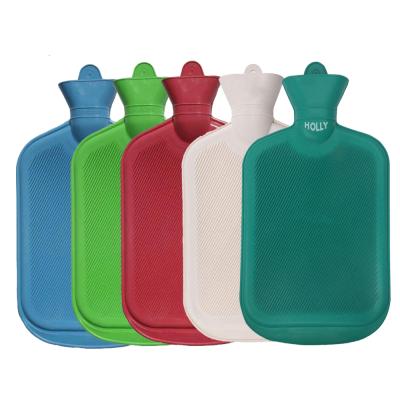 China Pain Relief Massage 1000ml English Standard Water Bottle 1000ml White Rubber Hot Hot Water Bottle for sale