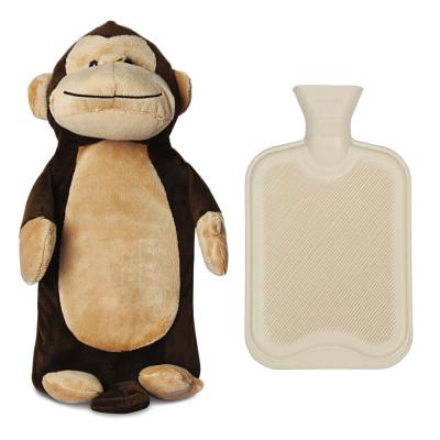 China 1000ml BS Medical Rubber Water Bottle Warmer Bag And Plush Warmer Cover Animals Water Bottle Warmer Bag for sale