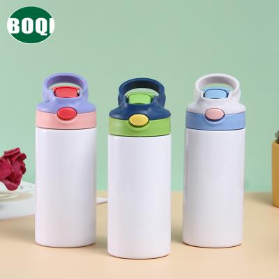 China PORTABLE Stainless Steel Thermos 17oz Sublimation Mug Stainless Steel Platypus Sublimation Student Kids Cup Bottle Straight Liner Children With Straw for sale