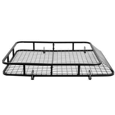 China Large Car Basket Cargo Luggage Steel Steel Top Roof Rack for sale