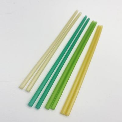 China High Quality Non Plastic Biodegradablepla Cornstarch Drinking Straws Printed Paper Wrapped Disposable Non Plastic Straws for sale