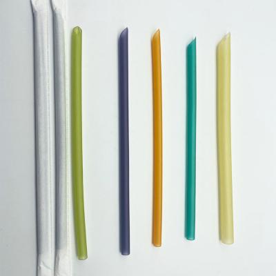 China Pla Reusable Eco Friendly Non Plastic Straw High Quality Paper Straws Biodegradable Cornstarch for sale