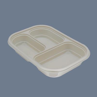 China Paper Pulp Tray Single Use Compostable Tableware Biodegradable Biodegradable Tableware with Cornstarch for sale