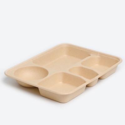 China Biodegradable Disposable Tableware Christmas Eco Friendly Picnic Party Supplies Eco Pla Paper Disposable Tableware for sale