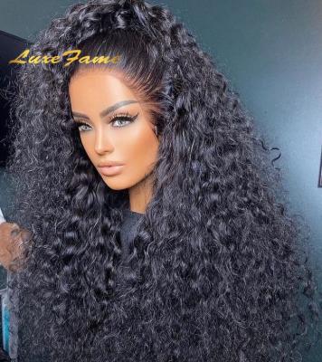 China Affordable Curly 10A Hair Curly Wig, Mink Brazilian Human Hair With Baby Hair 50 Inch Full Lace Wig, Asian Black Afro Hair Wig for sale