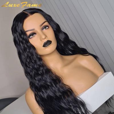 China Wholesale Water Wave 40 30 Inch Curly Lace Wig, Full Hd Thin Swiss Lace Wig, Deep Wave Water Wave 4x4 Pre Pluck Lace Wig Full Lace Wig for sale